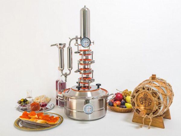 Универсальный самогонный аппарат Миджет 2.0 нержавейка без куба