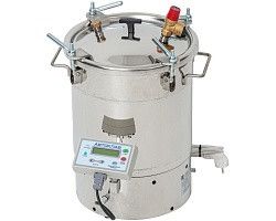 Автоклав Малыш Нерж ЭБУ 22л с фальшдном.