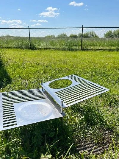 Решетка под сковороду для гриля с сумкой