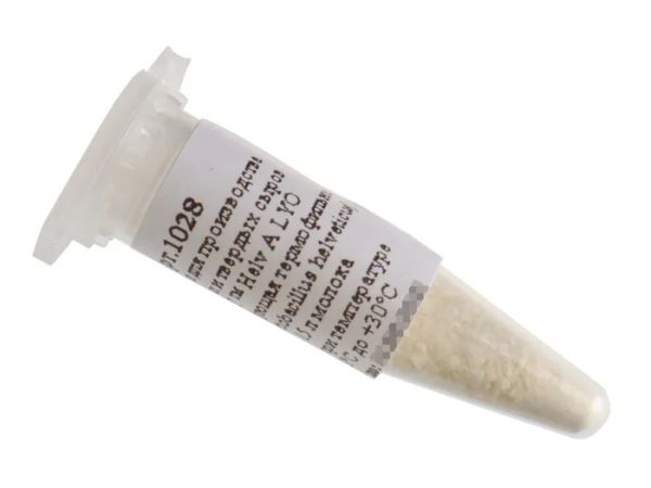 Закваска для сыра Helv A LYO, ароматообразующая, термофильная, флакон на 15 литров молока (Здоровеев