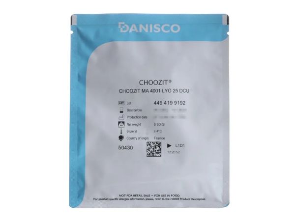 CHOOZIT MA 4001 25 DCU - смешанная мезо-термофильная закваска (на 500 л,Danisco)