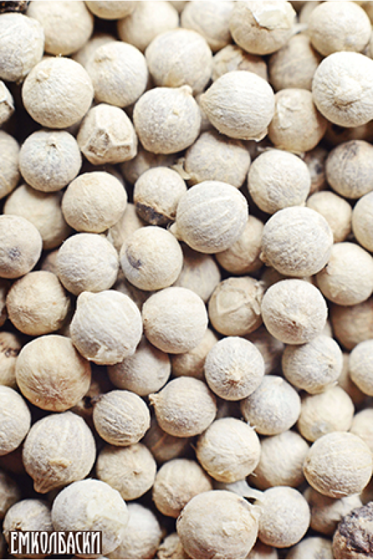 Белый перец горошком, 50 гр.