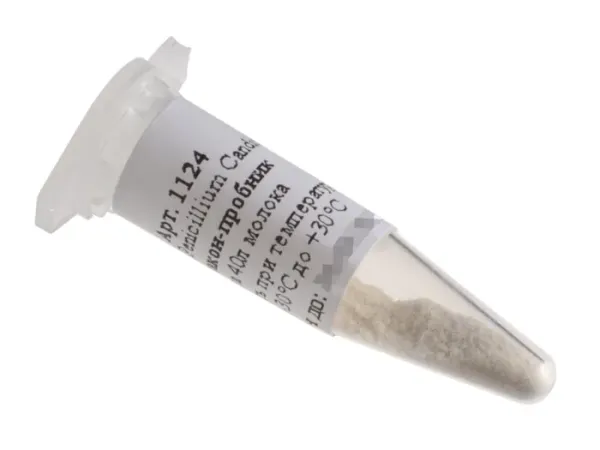 Культура белой плесени для сыра Penicillium Candidum, флакон на 40 литров молока (Здоровеево)