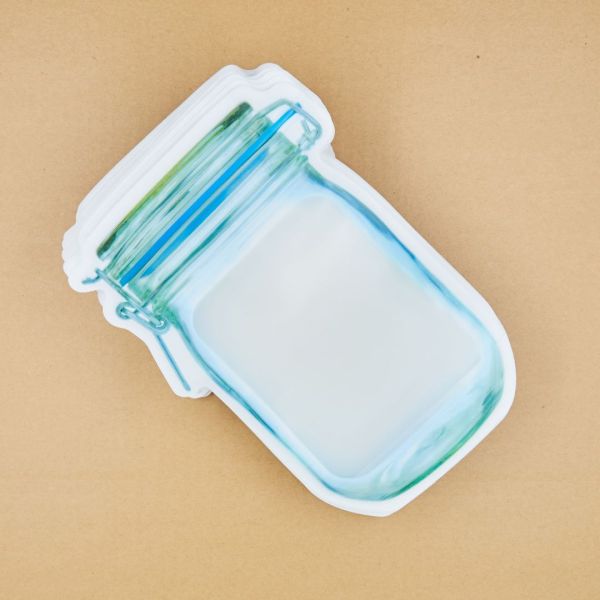 Пакет "Банка" с зип локом (матовый) 17,5*24,5 см, 130 мкр